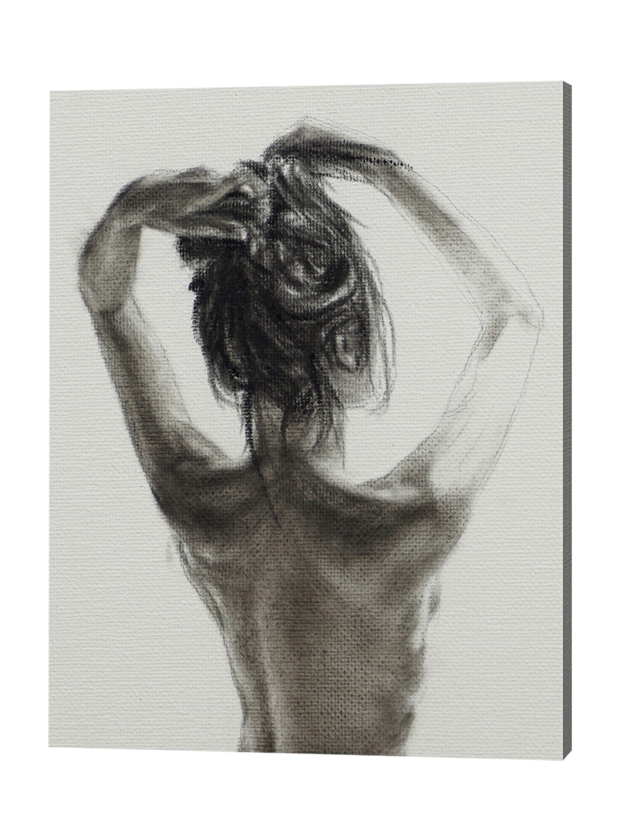 Liv Corday Image 'Woman's Back' in Grey: front