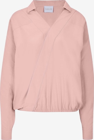 Chemisier MADELEINE en rose : devant
