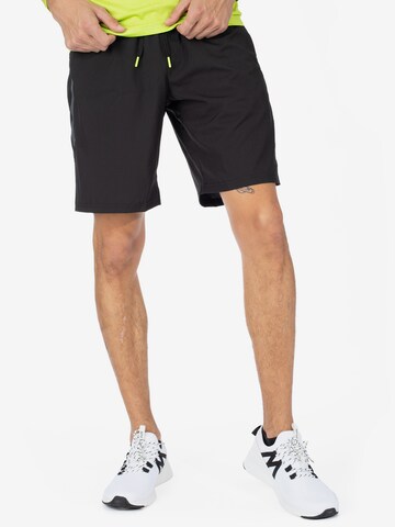 Spyderregular Sportske hlače - crna boja: prednji dio