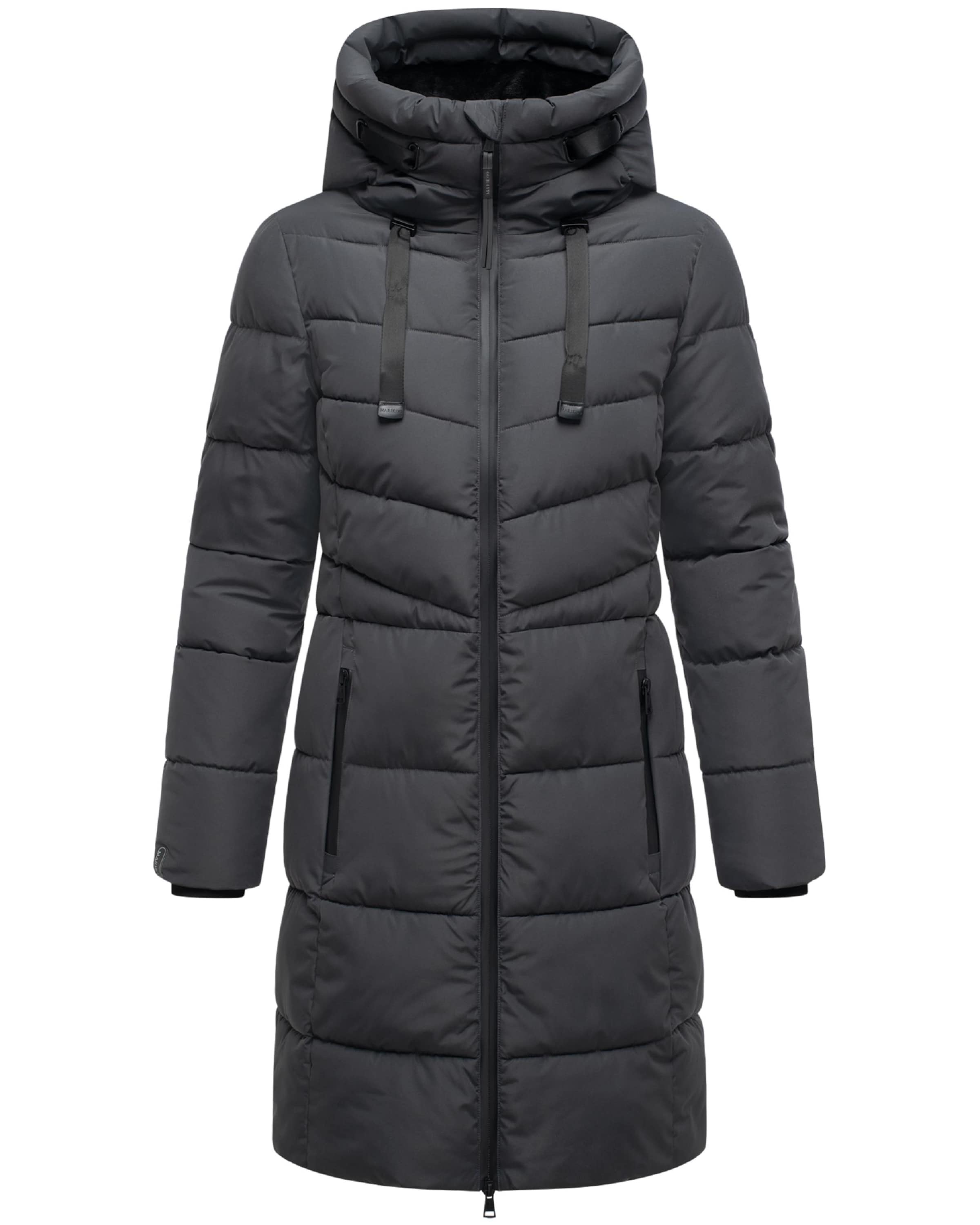 Manteau d’hiver 'Natsukoo XVI' MARIKOO en gris : devant