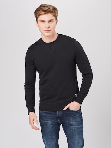 Felpa di JACK & JONES in nero: frontale