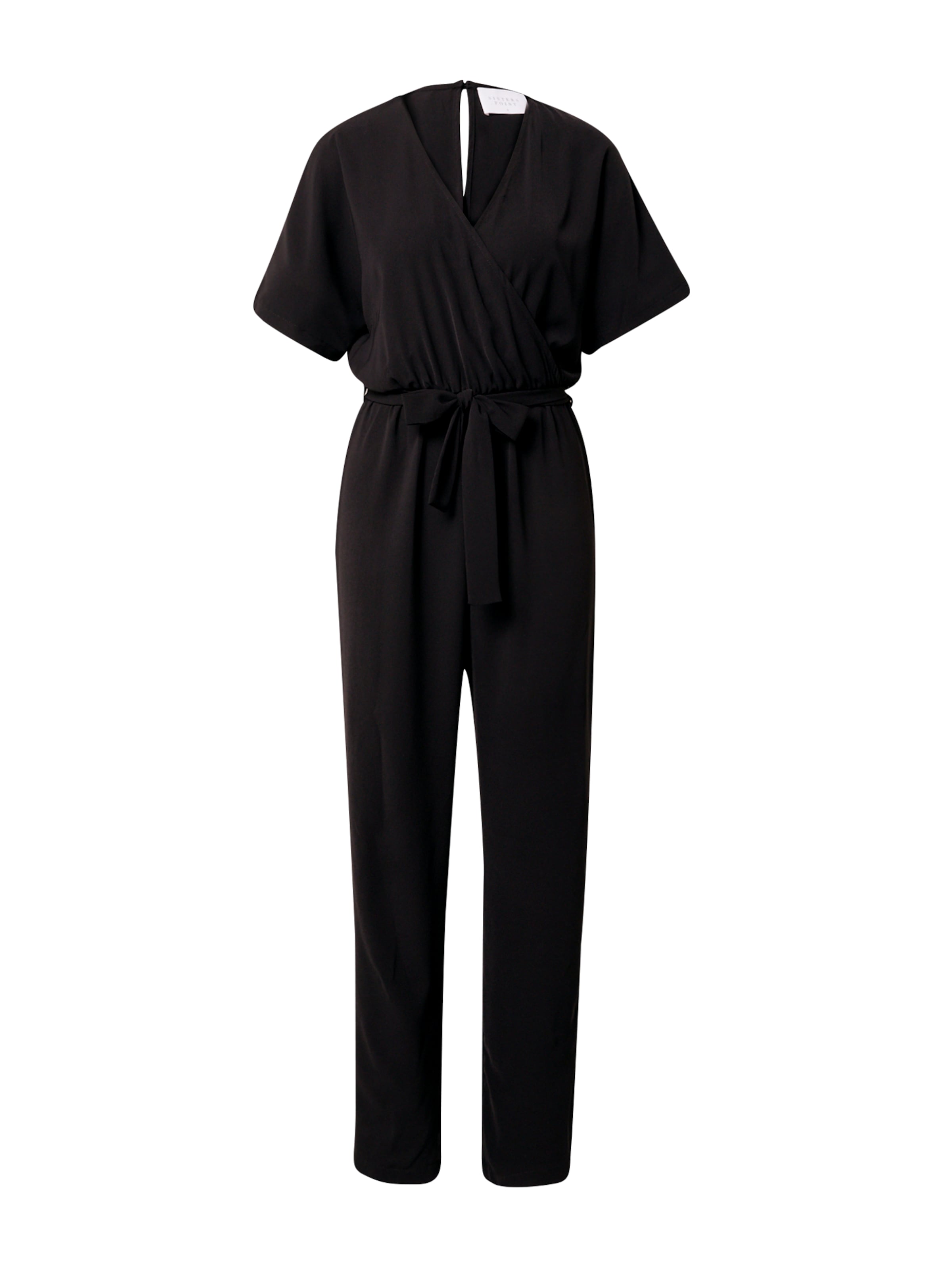 SISTERS POINT Jumpsuit 'GIFFI' in Black: front
