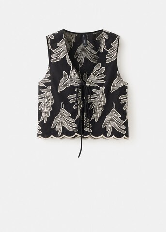 MANGO Vest 'Ginger-H' in Black