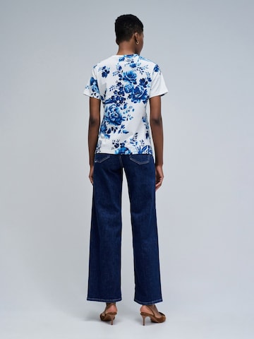 Salsa Jeans T-shirts in Weiß