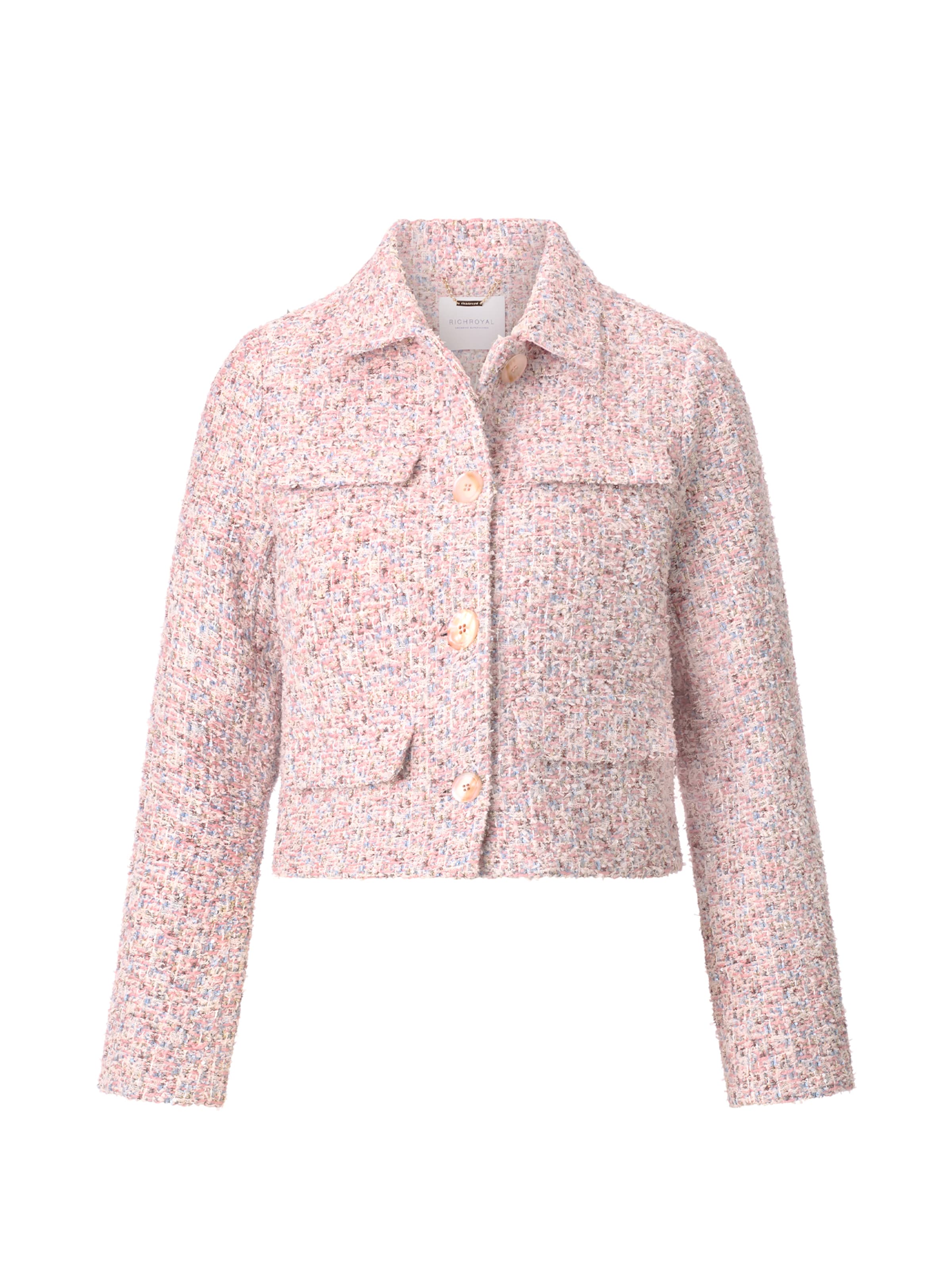 Rich & Royal Přechodná bunda – bílá: přední strana