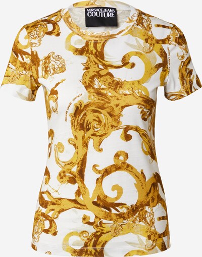 Versace Jeans Couture Majica u med / zlatno žuta / bijela, Pregled proizvoda