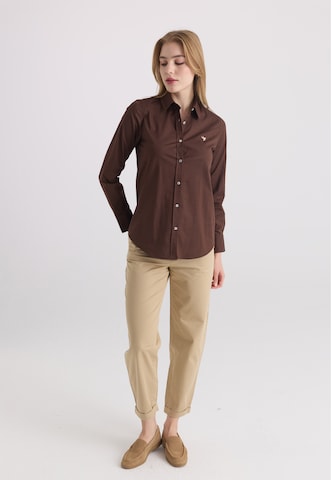 Camicia da donna di Felix Hardy in marrone