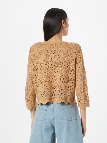 JDY Sweater 'NATASHA' in Brown