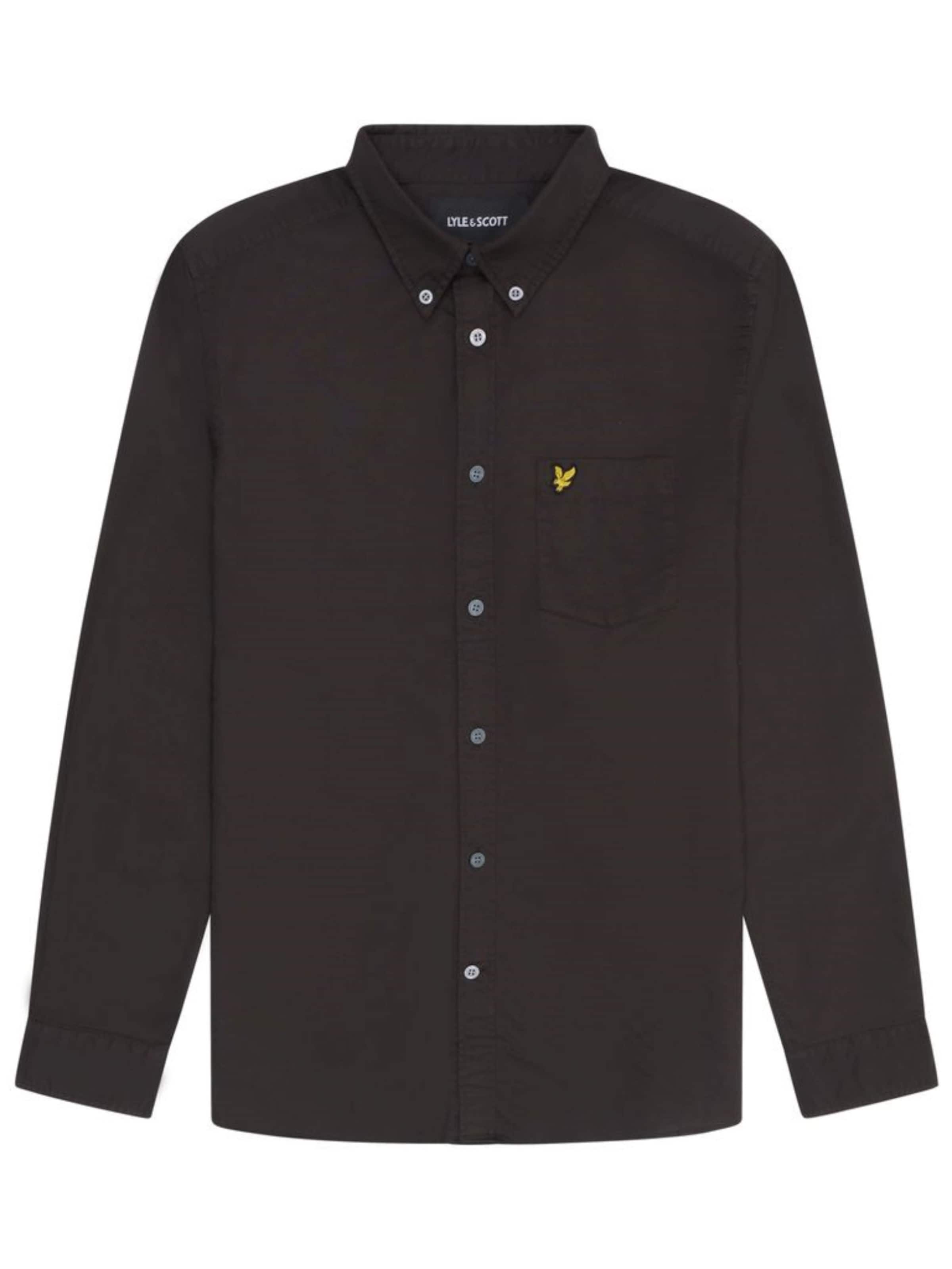 Lyle & Scott Overhemd in Grijs: voorkant