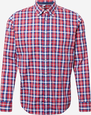 Regular fit Camicia di SEIDENSTICKER in rosso: frontale