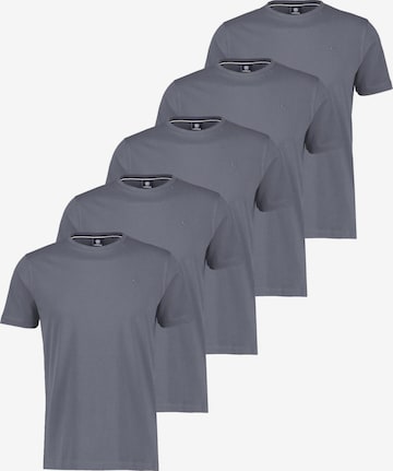 LERROS Shirt 'Basic' in Grau: Vorderseite