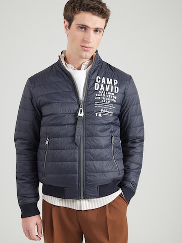 CAMP DAVID - Casaco meia-estação em bege: frente