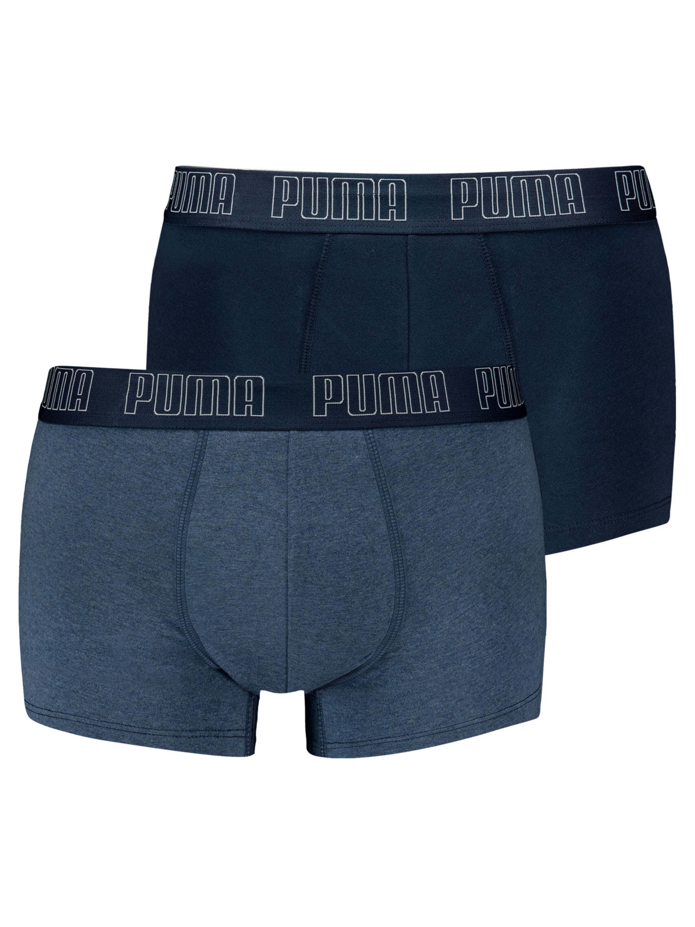 PUMA Boxershorts '2er Pack Everyday Basic Trunks'‌‌‌‌‌‌‌‌‌ in Blau: Vorderseite