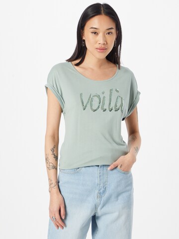 ABOUT YOU Shirt 'Justine' in Groen: voorkant