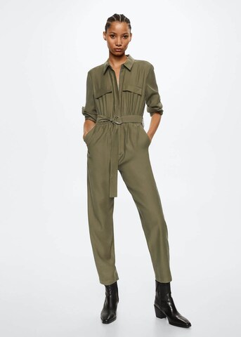 MANGO Jumpsuit 'Smile' i grön