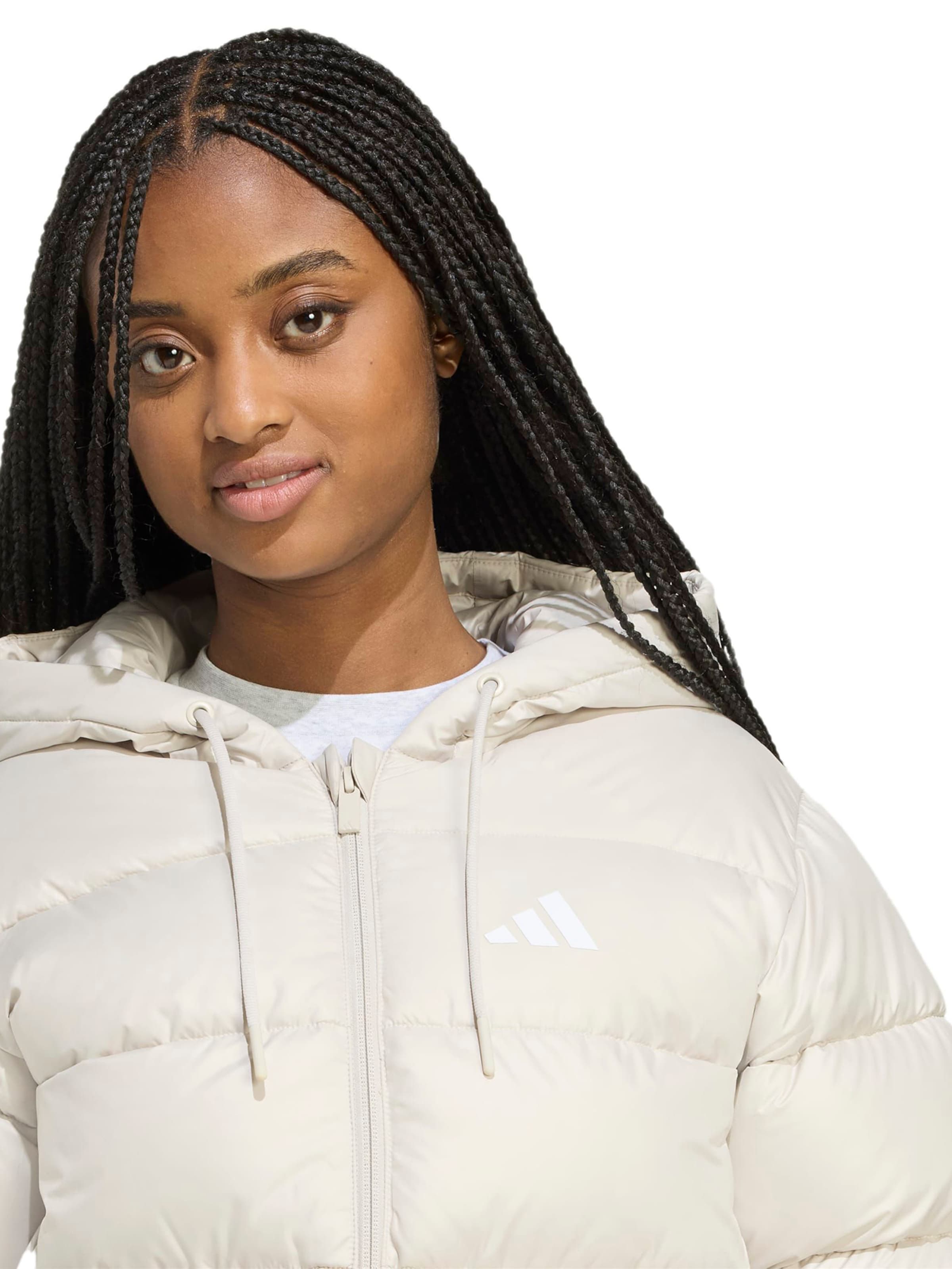 Veste de sport 'ESS' ADIDAS SPORTSWEAR en blanc