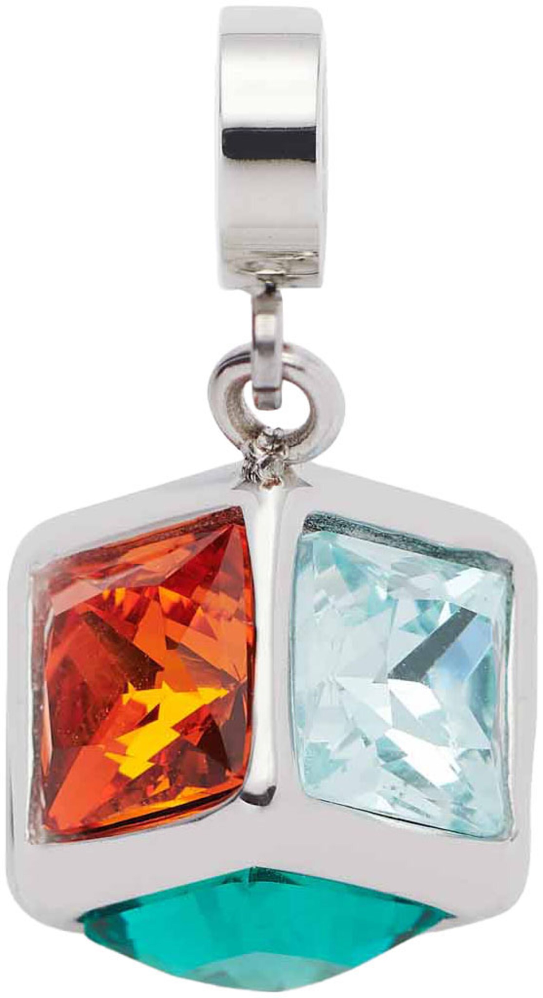 LEONARDO Pendant in Silver: front