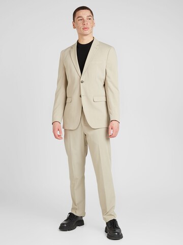 SELECTED - Slimfit Traje 'LIAM' en beige: frente