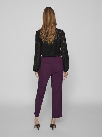 VILA Regular Pantalon 'Selma Ella' in Lila