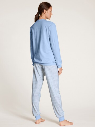 CALIDA Pyjama 'Lovely Nights' in Blau