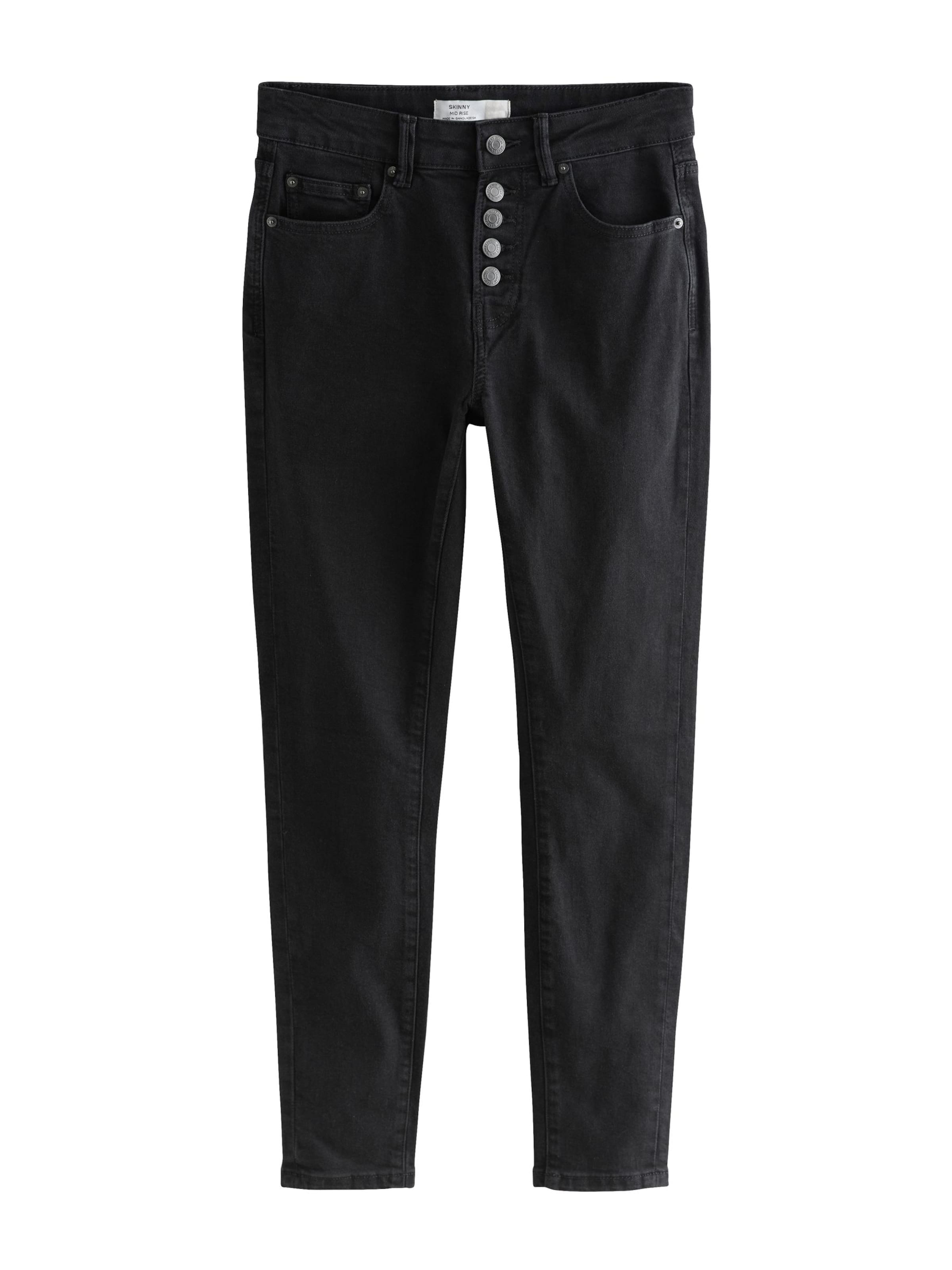 melns Next Šaurs Džinsi: no priekšpuses