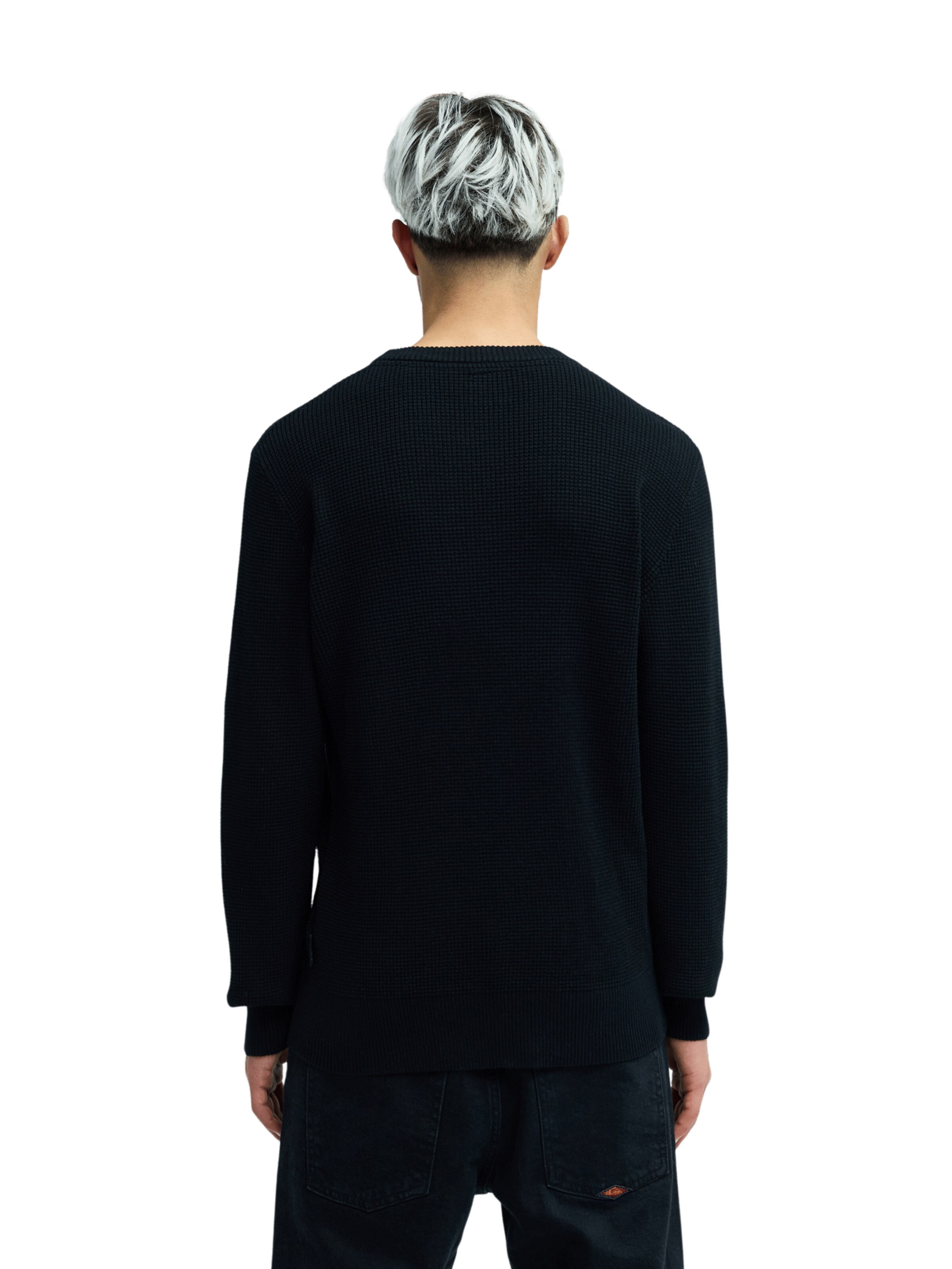 QUIKSILVER Sweatshirt 'Waffle' in Schwarz