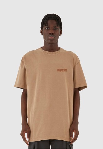 MJ Gonzales Shirt 'LIBERATION DOVES' in Beige: Vorderseite