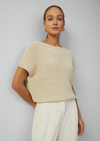 s.Oliver BLACK LABEL Trui in Beige: voorkant