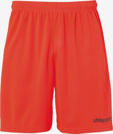 UHLSPORT Workout Pants in Red: front