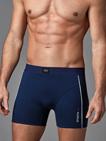 Dagi - Boxers em azul: frente