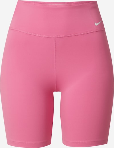NIKE Sporta bikses 'One', krāsa - gaiši rozā / balts, Preces skats