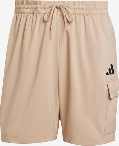 ADIDAS SPORTSWEAR Urheiluhousut 'Essentials' värissä cappuccino / musta, Tuotenäkymä