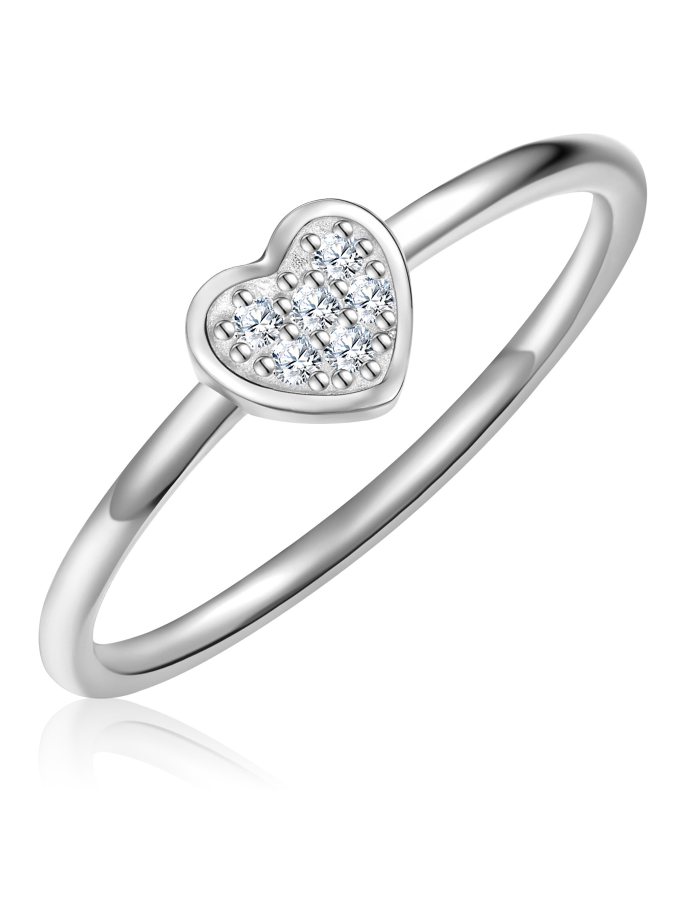 Glanzstücke München Ring in Zilver: voorkant