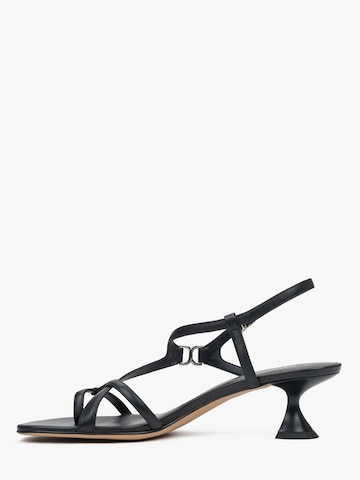 Sandalo '013-9' di Estro in nero