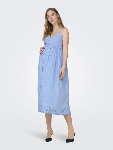 Only Maternity Shirt Dress in Blue