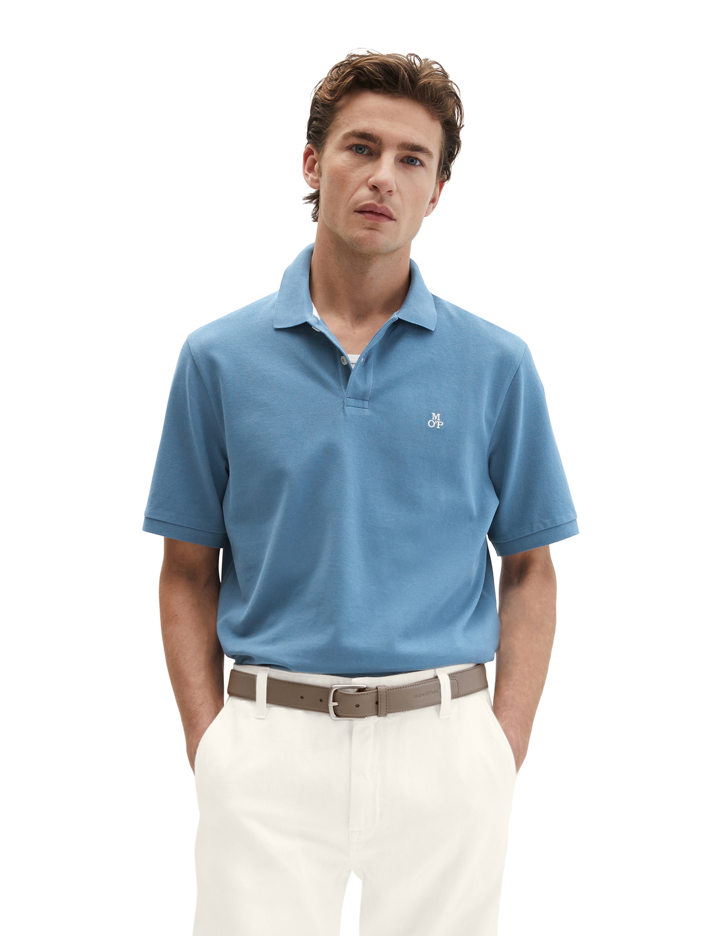 mėlyna Marc O'Polo Marškinėliai: priekis