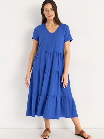Cellbes of Sweden Jurk in Blauw: voorkant