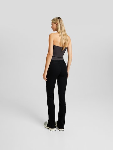 Bershka Slimfit Jeansy w kolorze czarny