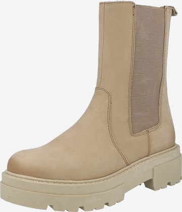 PS Poelman Chelsea boots in Beige: front