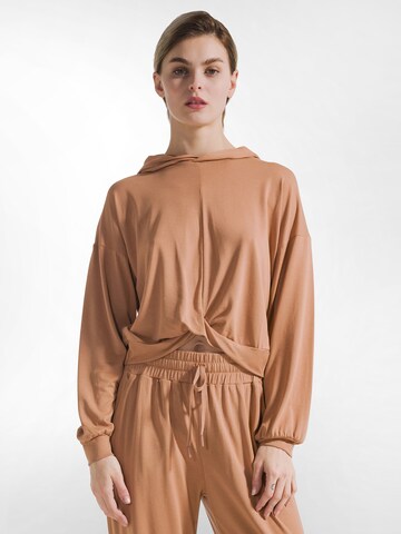 DEHA Sweatshirt in Brown: front