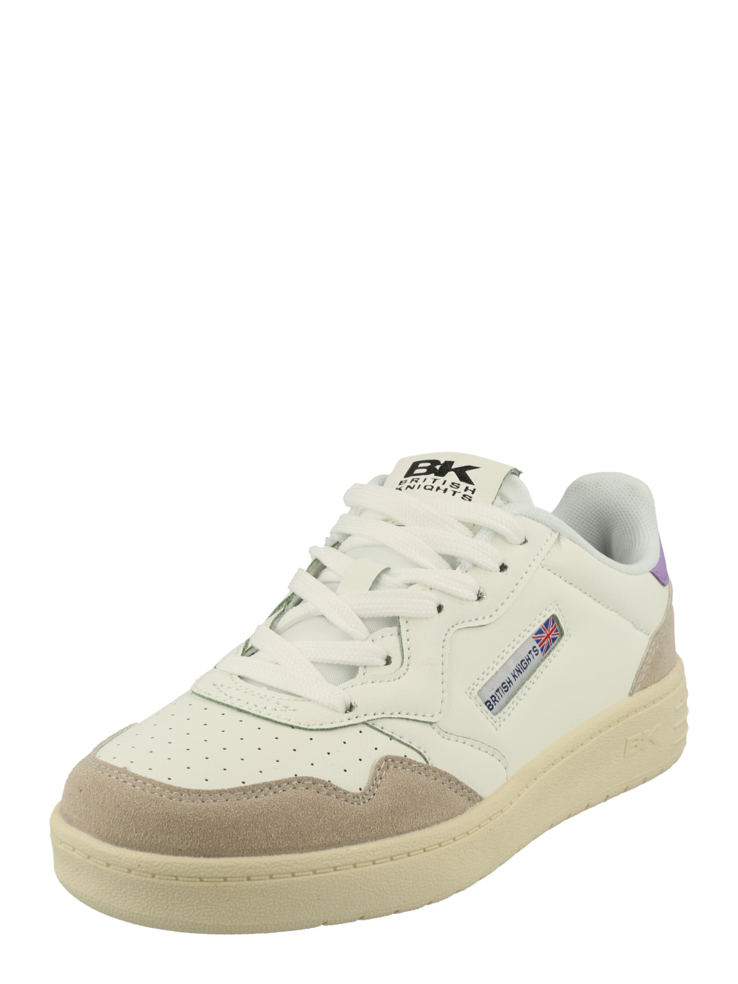 BRITISH KNIGHTS Platform trainers 'Noors' in White: front