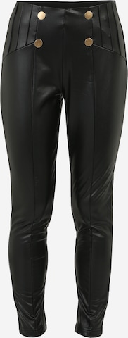 Coupe slim Pantalon 'LOLA' Only Petite en noir : devant