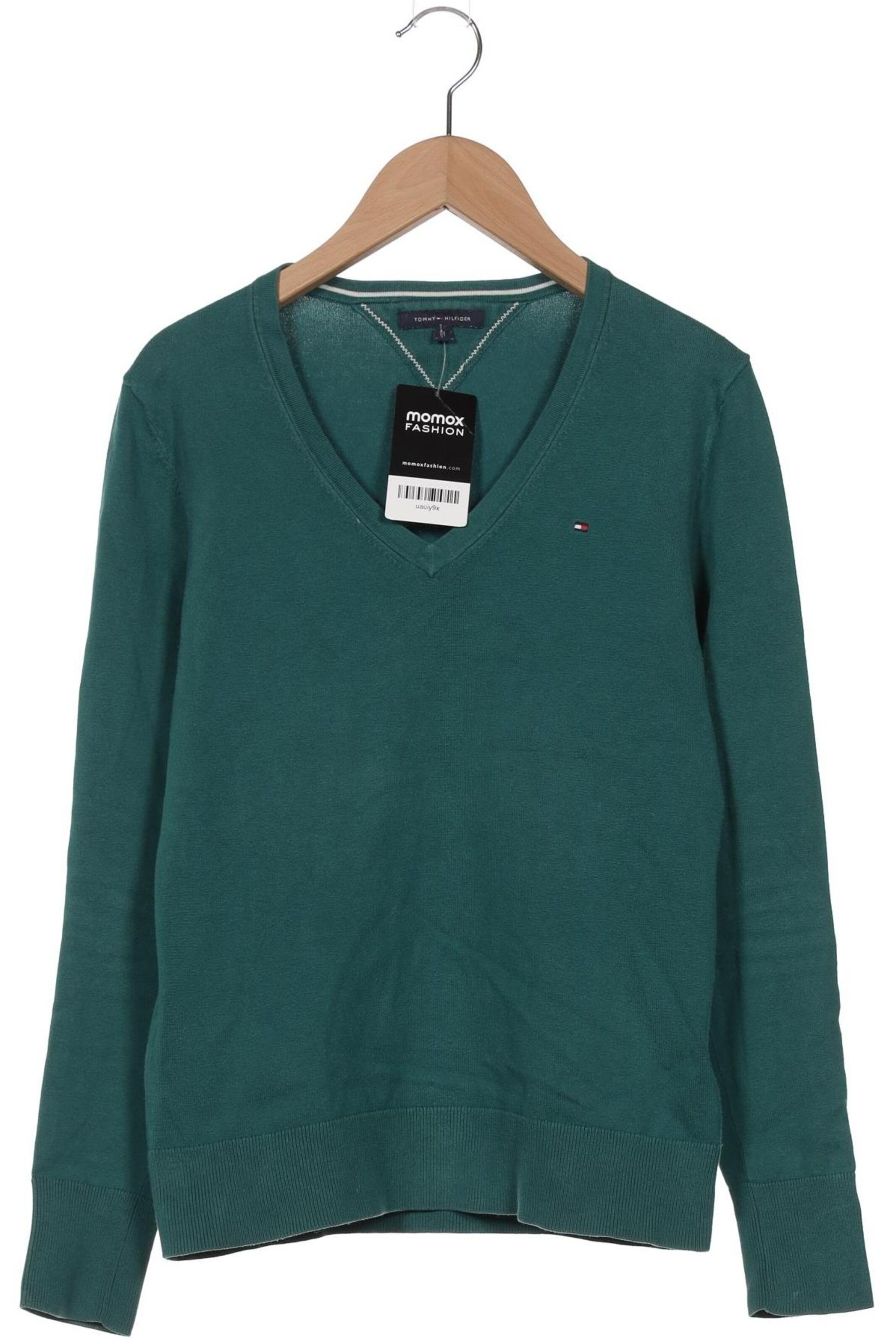 TOMMY HILFIGER Pullover M in Grün: Vorderseite