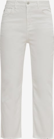 comma casual identity Regular Jeans i vit: framsida