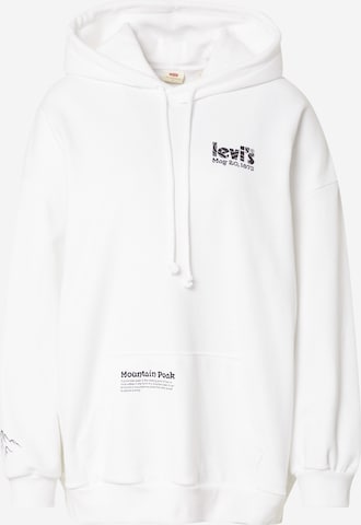 LEVI'S ®Sweater majica 'Prism Hoodie' - bijela boja: prednji dio