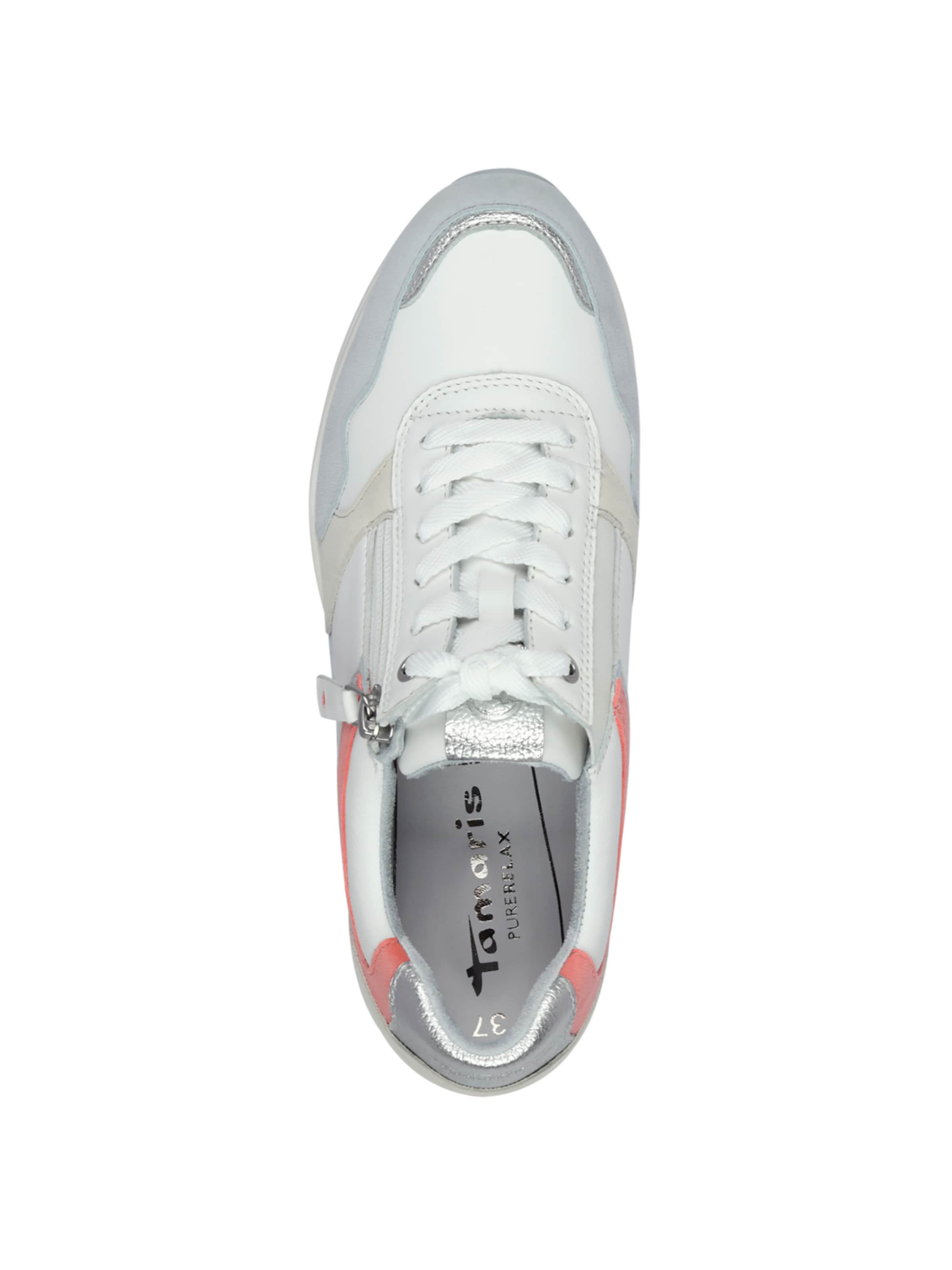 Tamaris Platform trainers in White