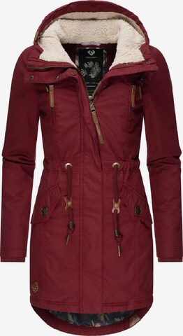 Parka d’hiver 'Elsie' Ragwear en rouge : devant