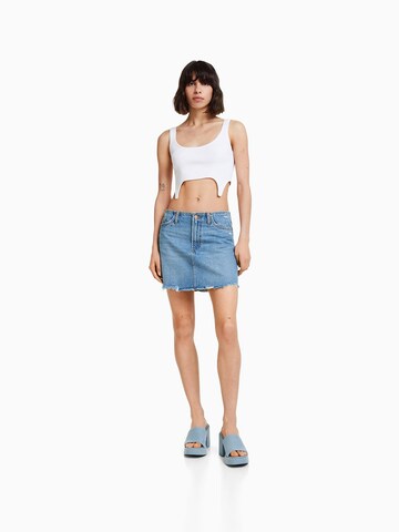 Jupe Bershka en bleu