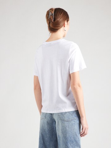 PIECES - Camisa 'PCBANDA' em branco