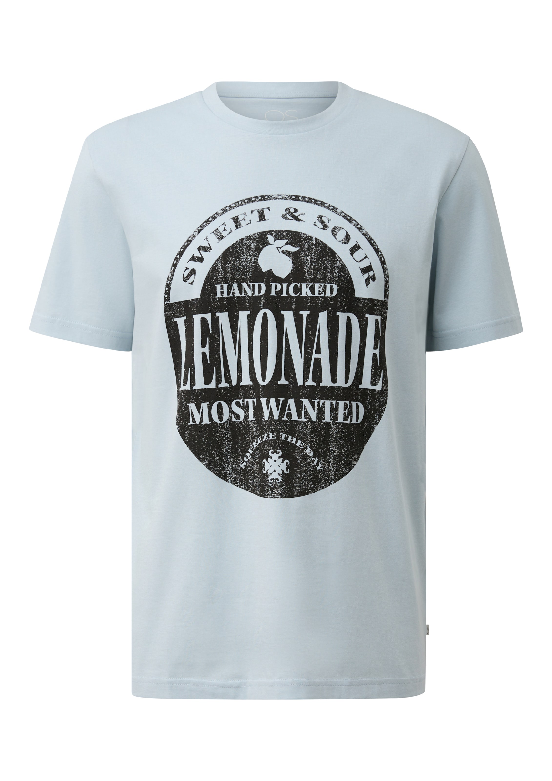 QS Shirt in Blauw: voorkant